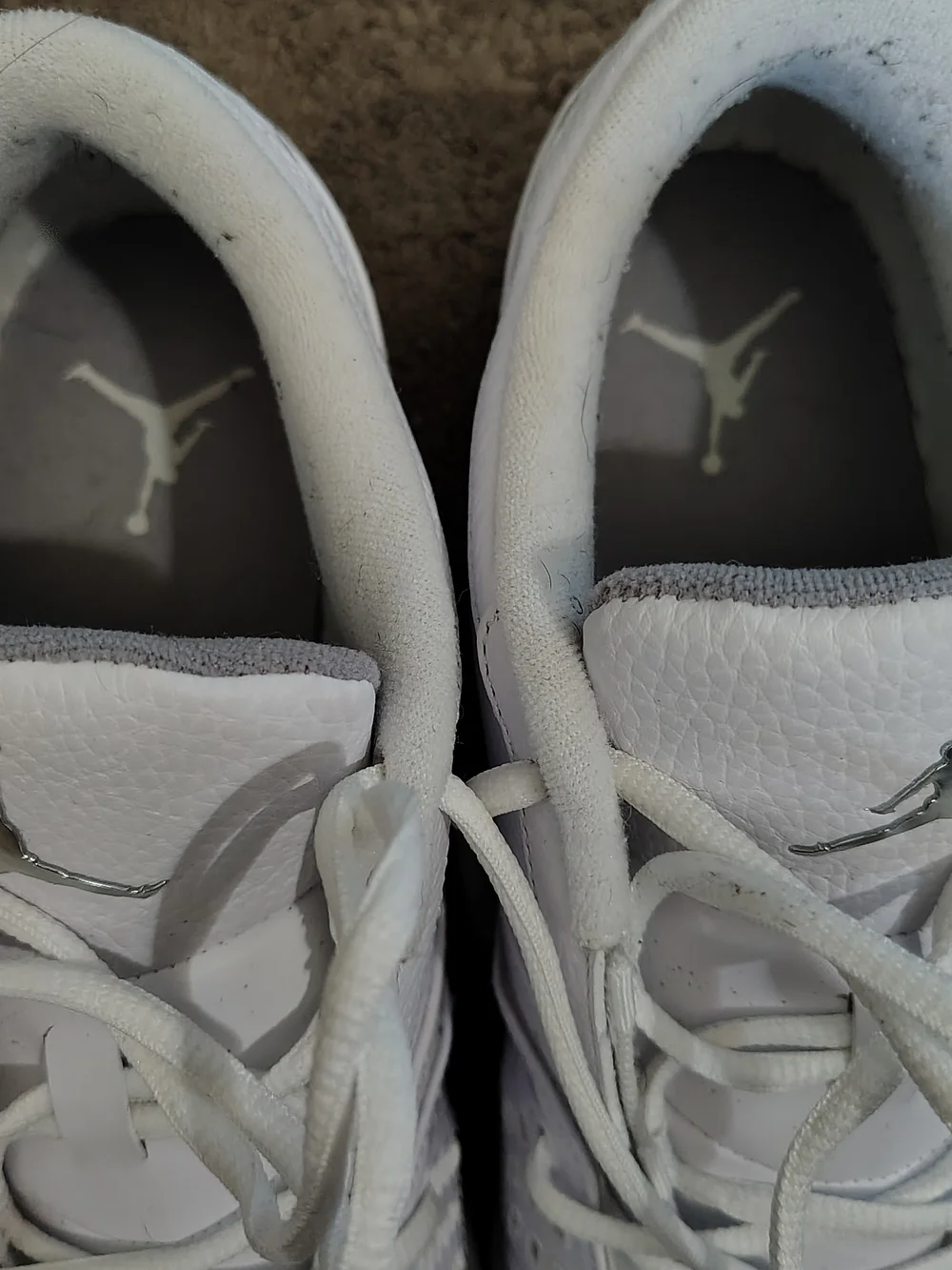 Jordan 1 Flight Low White Cement Men’s 11.5 White Grey 350610-107